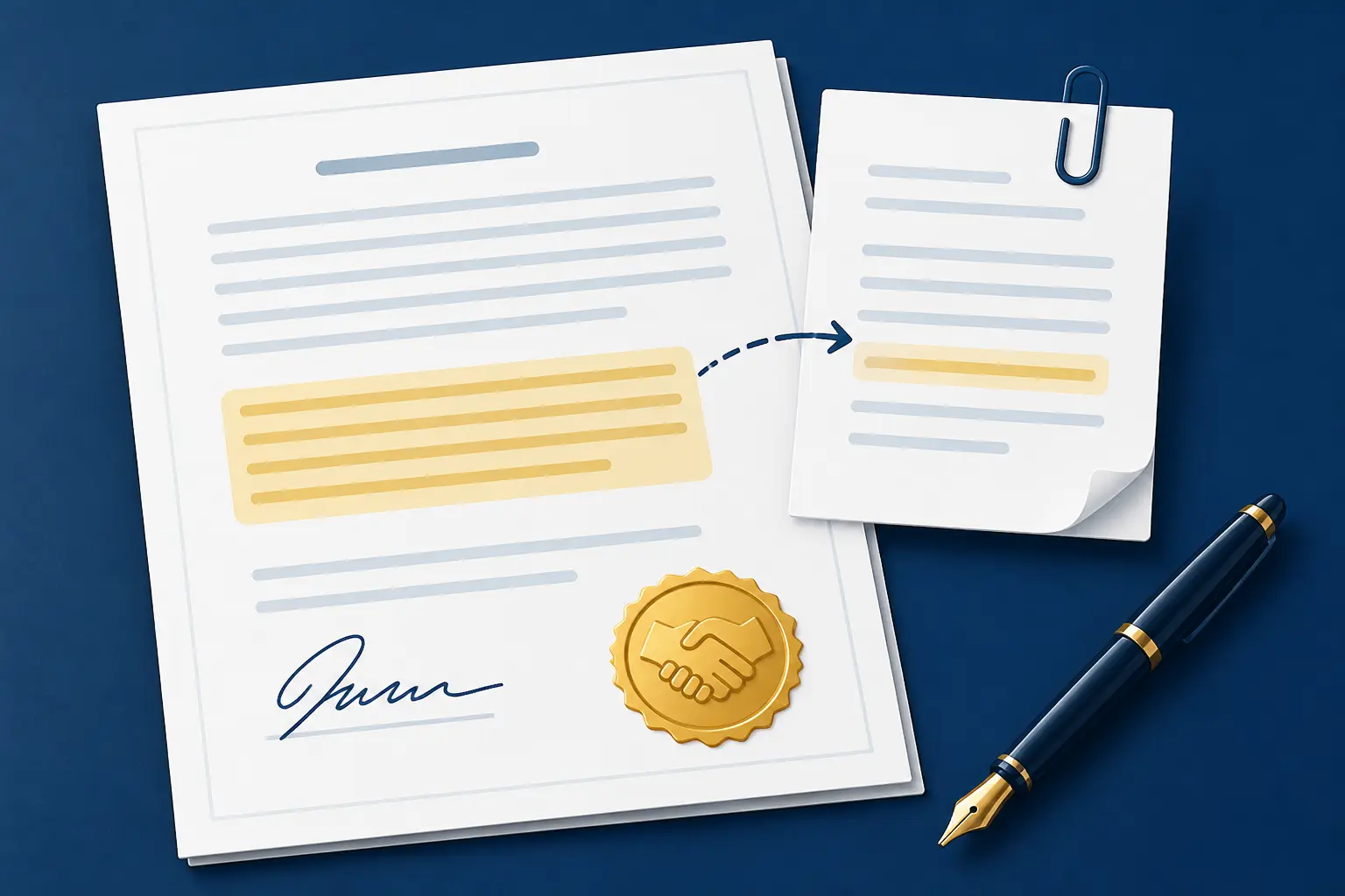 Avenant au contrat : définition simple et portée juridique