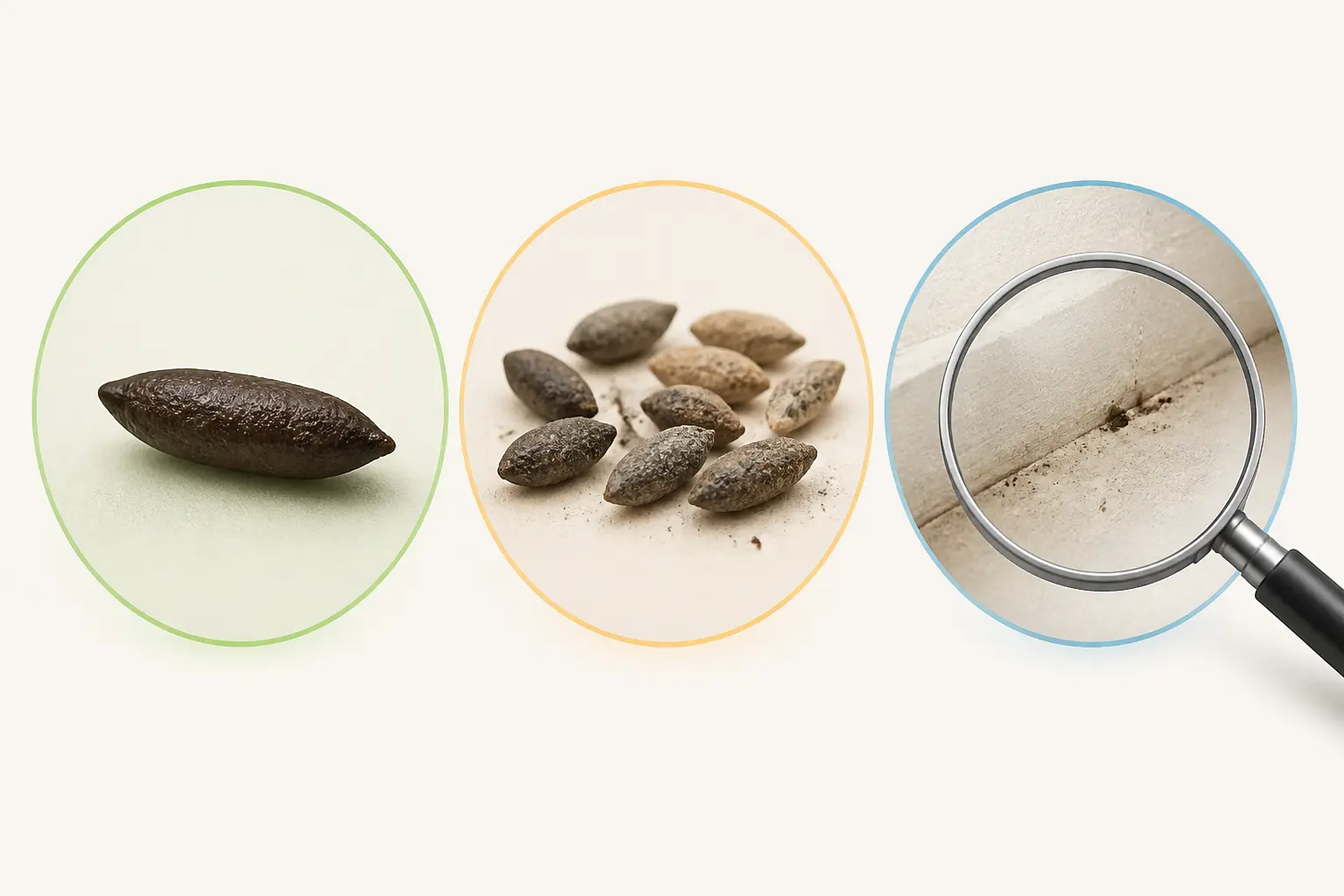 Comment reconnaître des crottes de rat ?