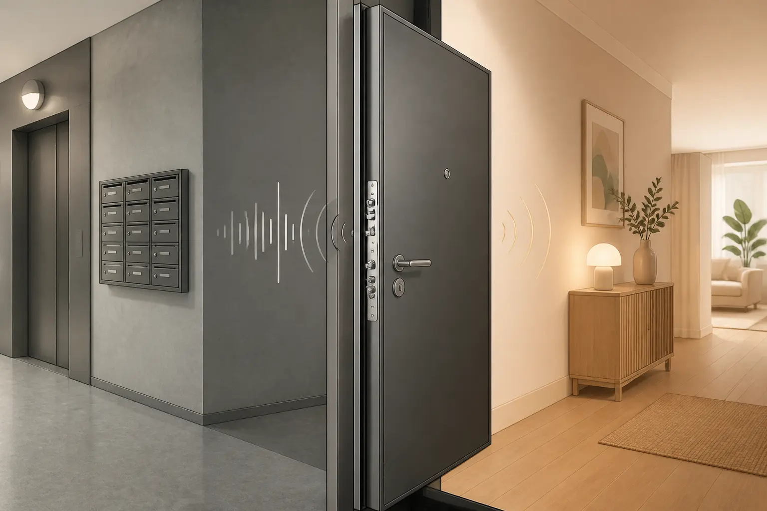 Qu’est-ce qu’une porte palière, et comment la distinguer d’une entrée d’appartement ?