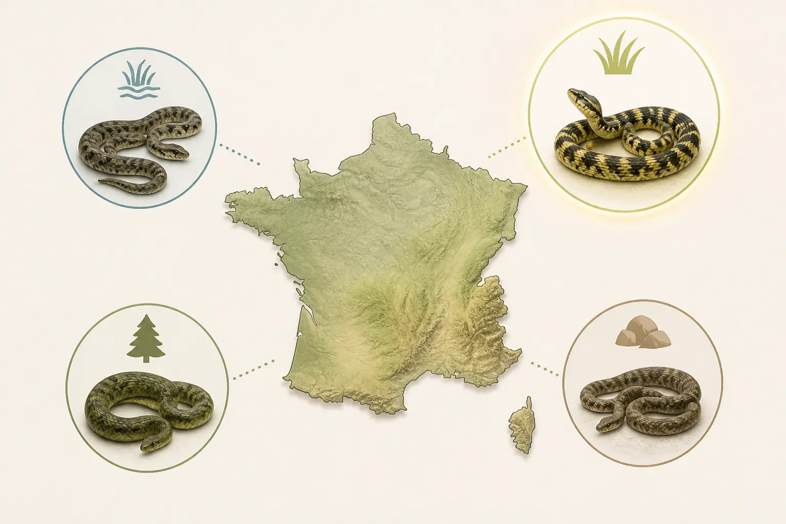 Quelles espèces trouve-t-on en France métropolitaine ?