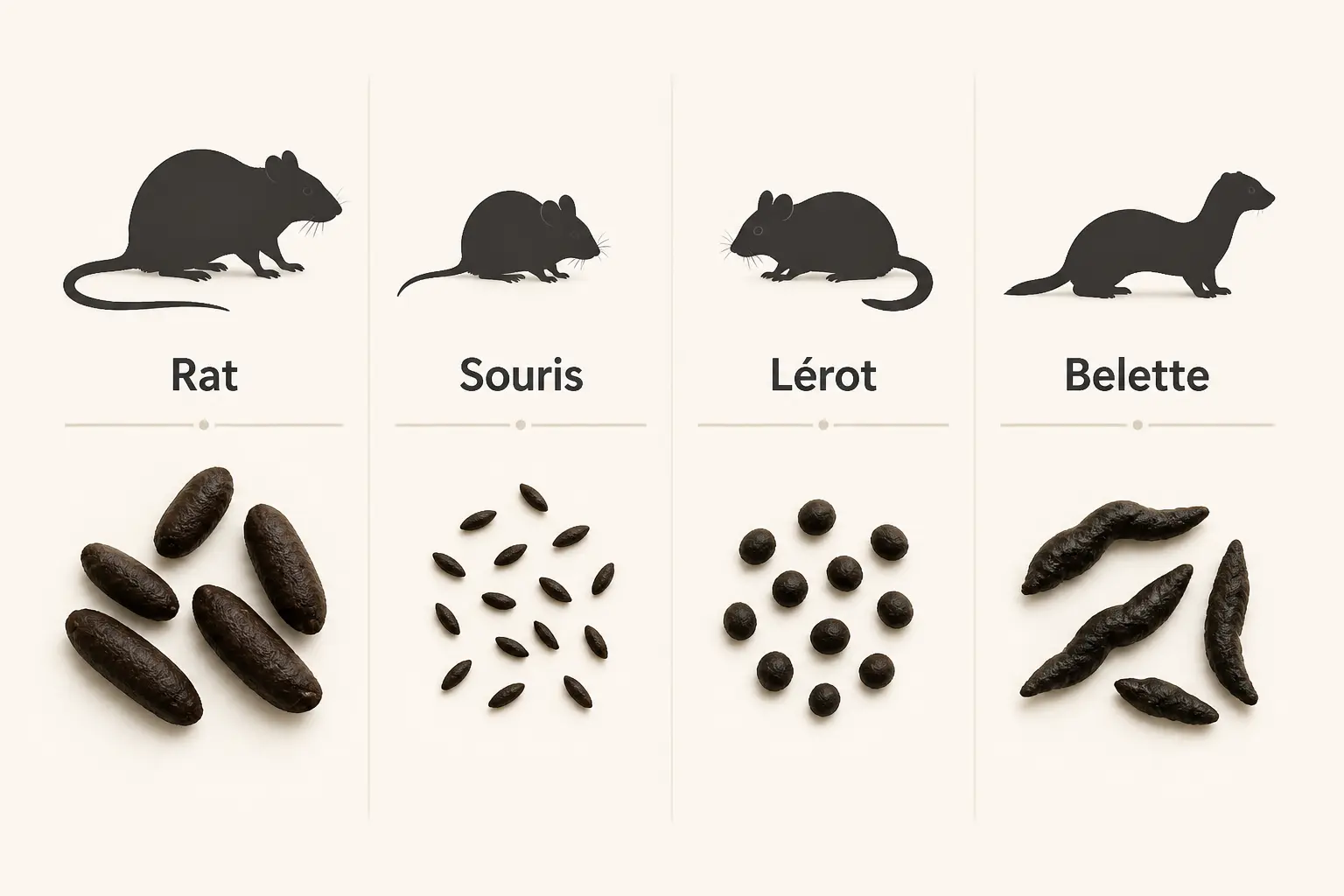 Rat, souris, lérot ou fouine : éviter la confusion
