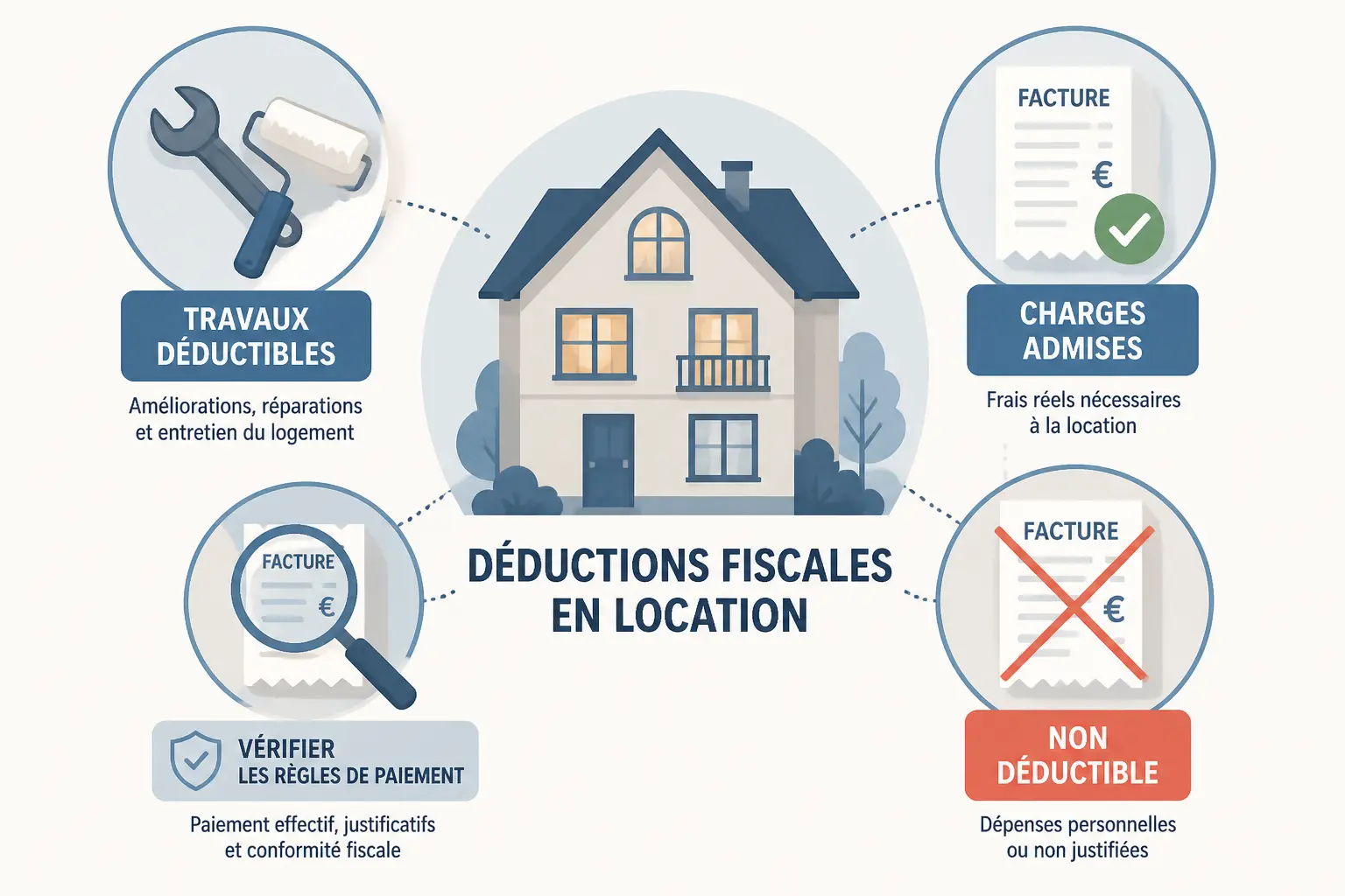 Quelles charges et quels travaux pouvez-vous réellement déduire ?