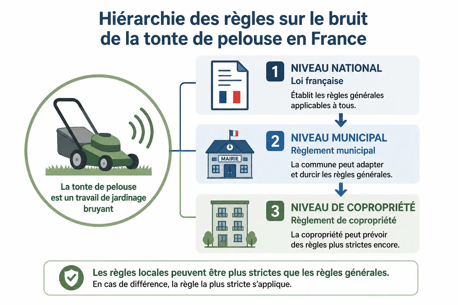 Ce que dit la loi sur la tonte de pelouse et le bruit de voisinage