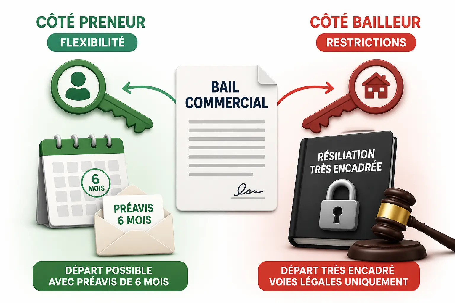 Locataire ou bailleur : qui peut mettre fin au bail et dans quels cas ?