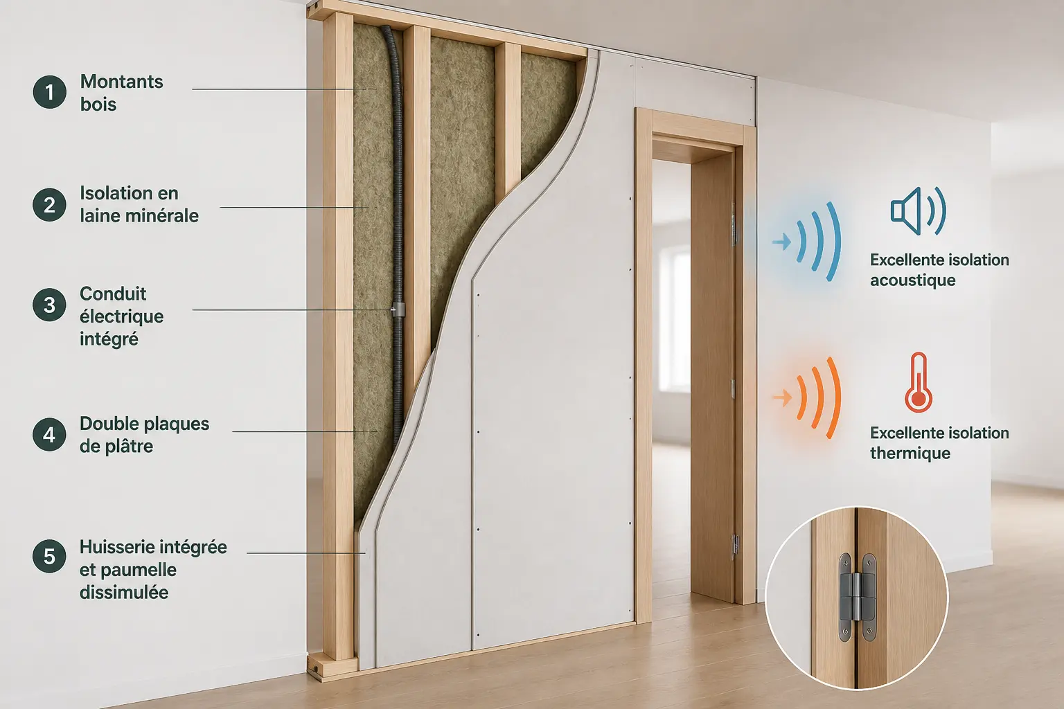 Épaisseur, acoustique et contraintes techniques à anticiper