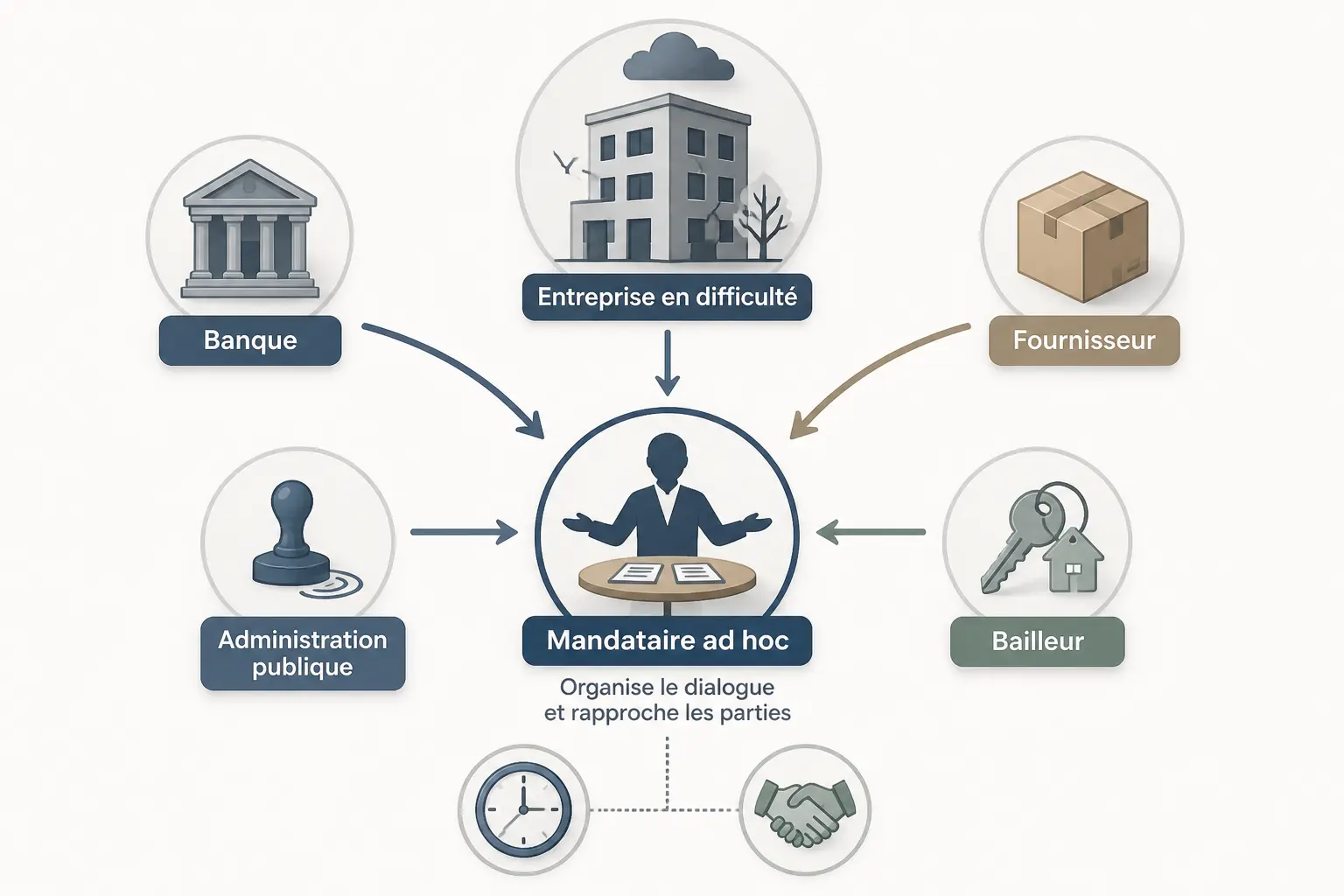 Ce que le mandataire va réellement négocier avec vos créanciers