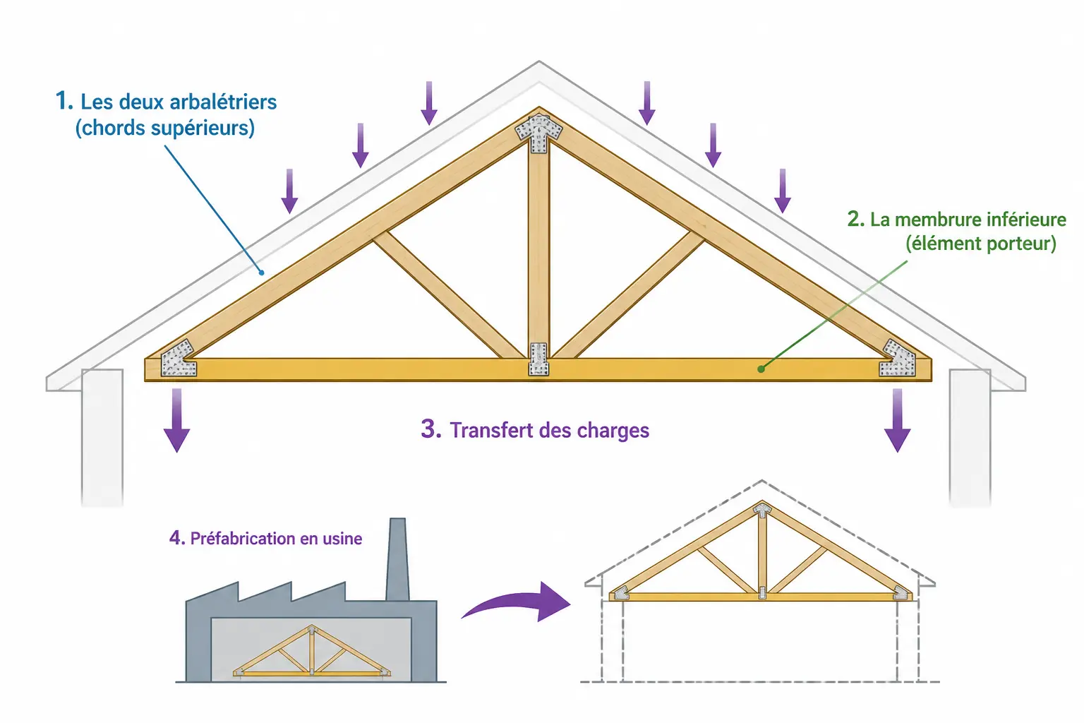 Qu’est-ce qu’une charpente fermette ?
