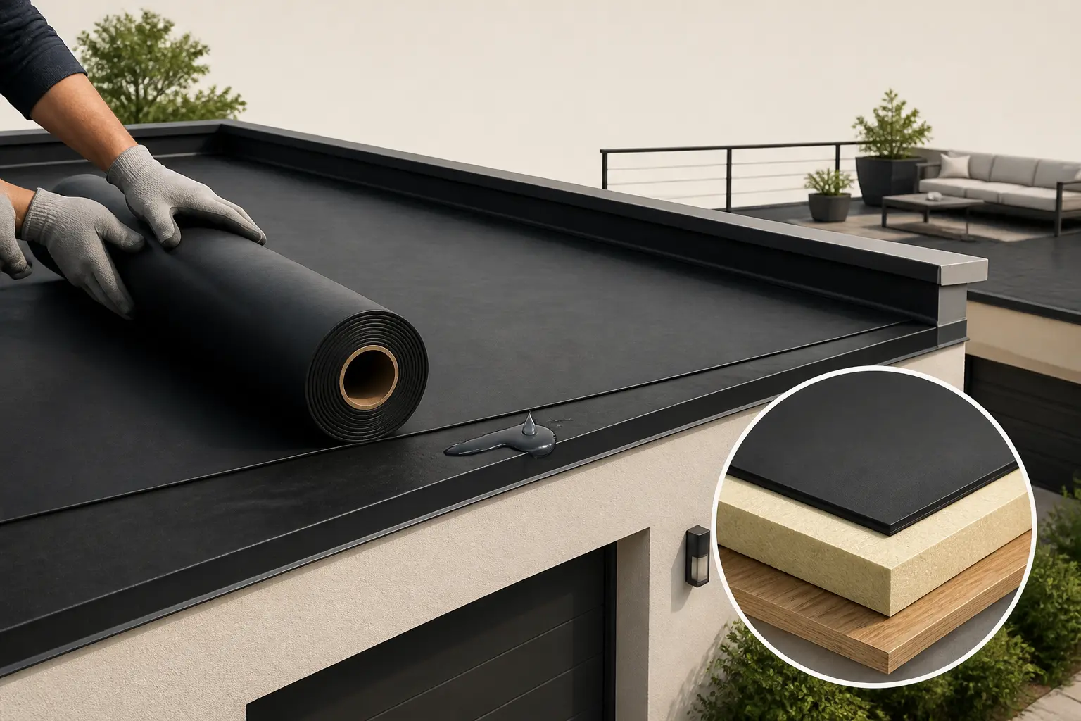 Quand choisir une membrane EPDM pour un toit plat ?