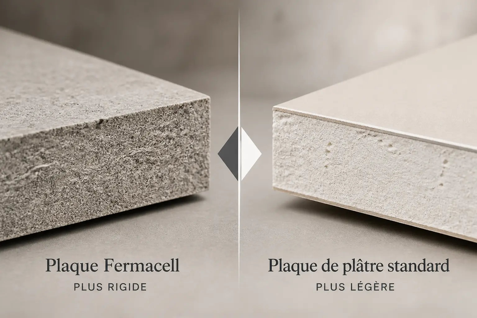 Qu’est-ce que le Fermacell et ce qui le distingue d’une plaque de plâtre