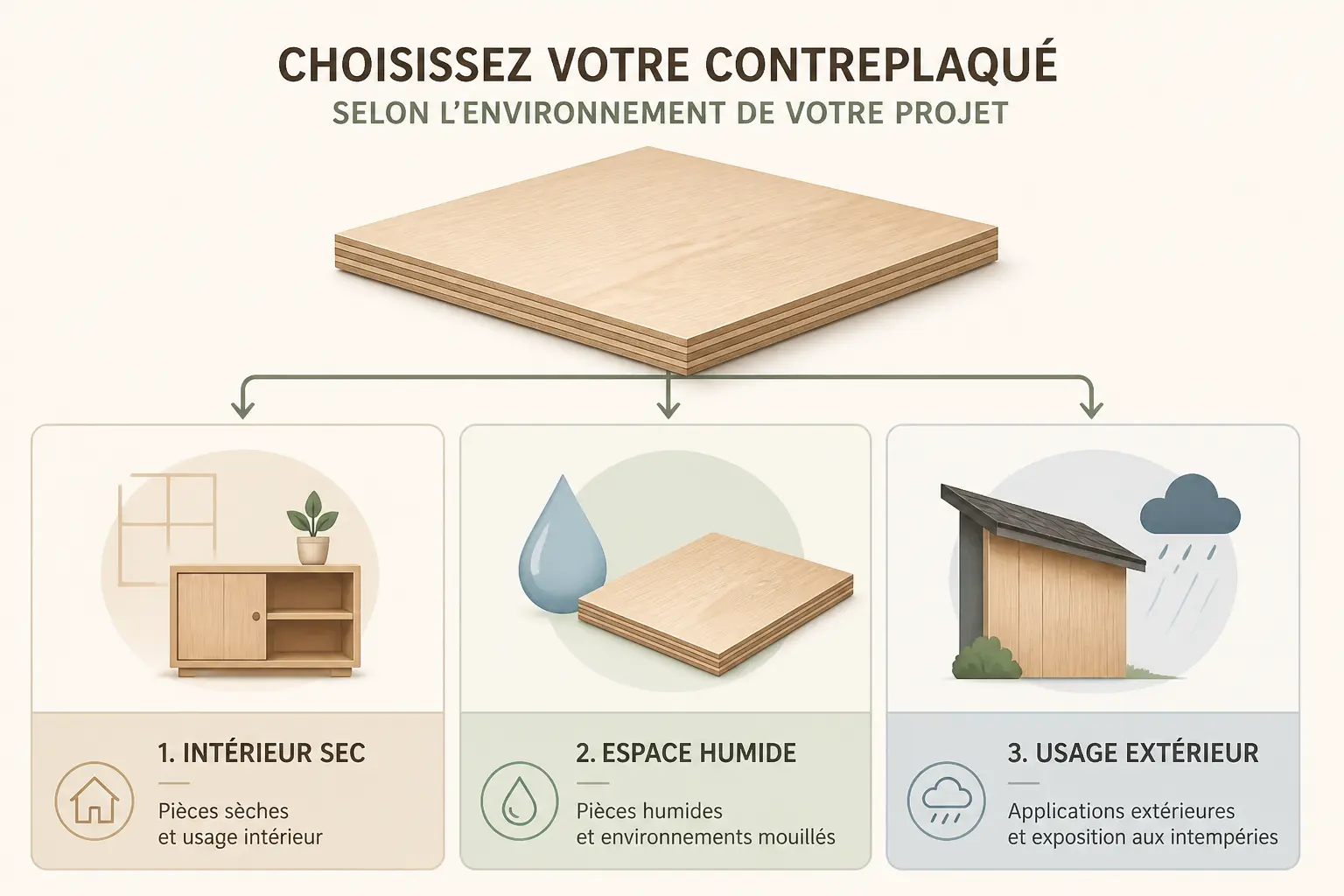 Comment choisir le bon bois contreplaqué selon le projet