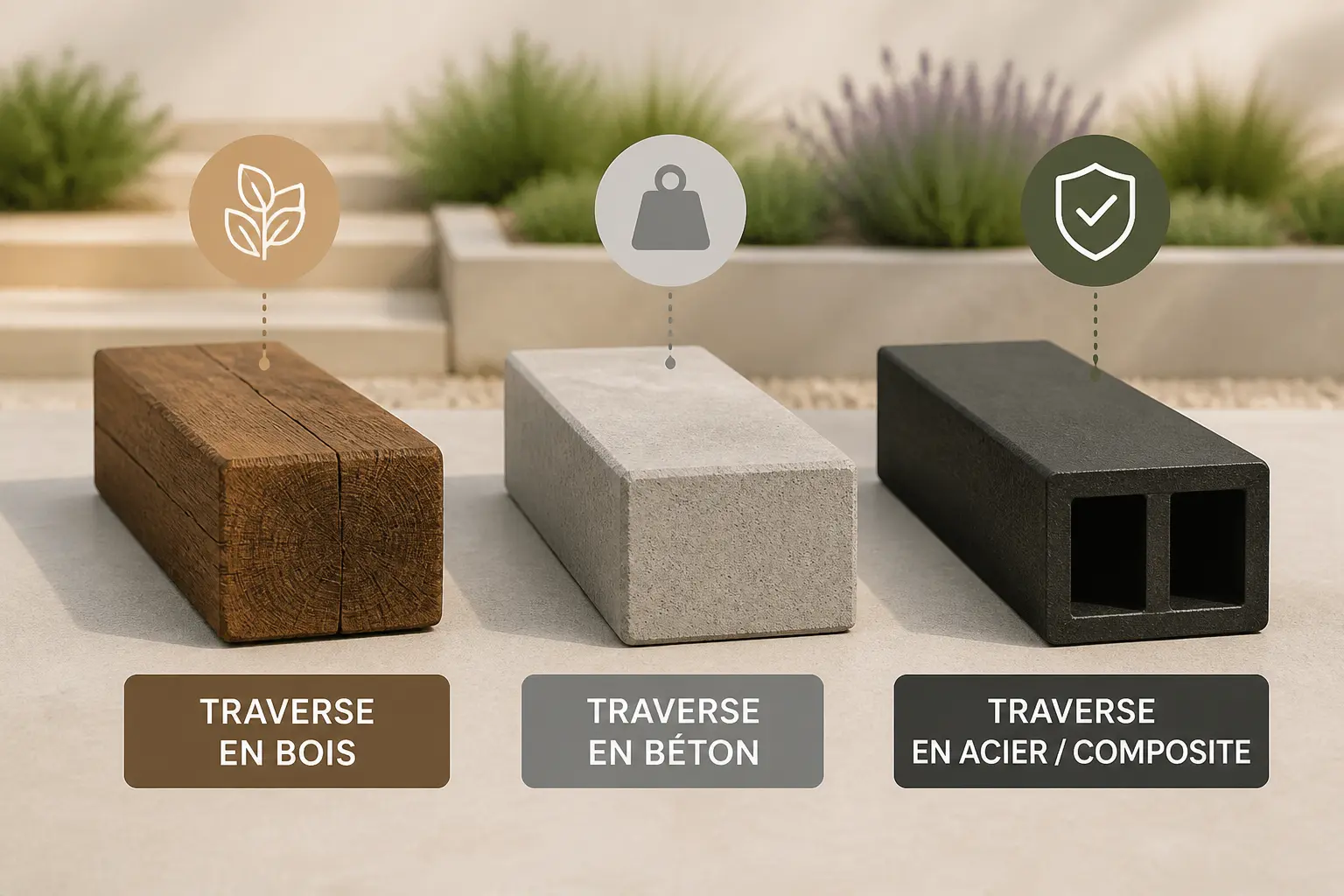 Bois, béton, acier ou composite : ce qui change en pratique
