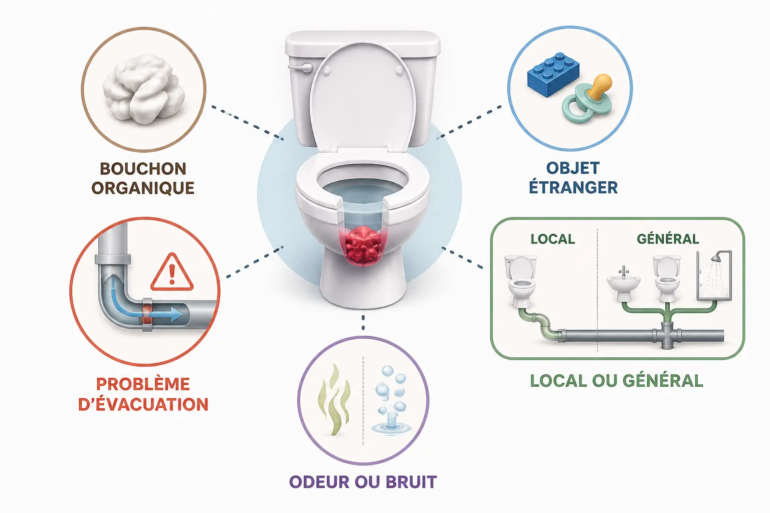 Repérer le vrai type de bouchon avant de choisir une solution
