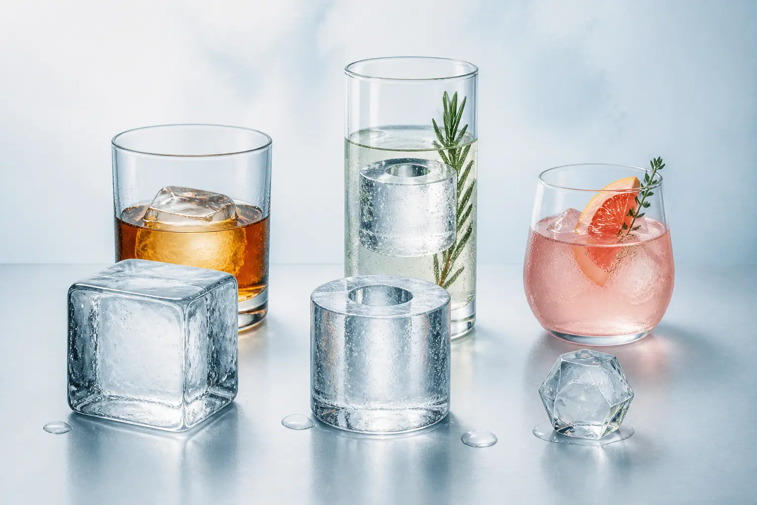 Quel type de glace et quel fonctionnement pour vos boissons ?