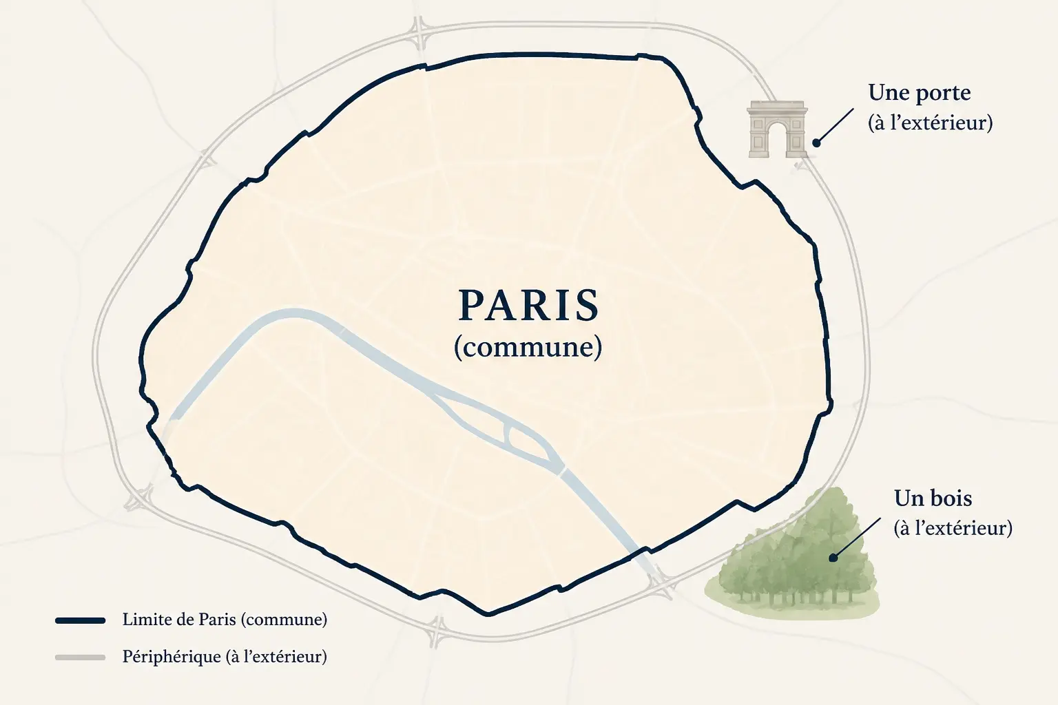 Où s’arrêtent exactement les limites de la ville ?