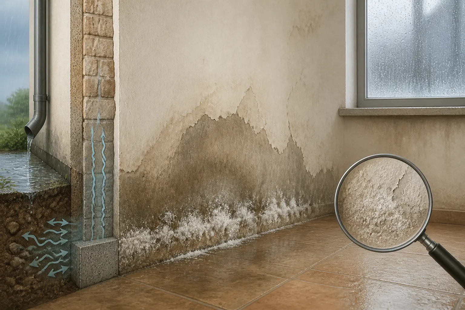 D’où viennent ces traces sur les murs ? Faire le bon diagnostic avant de traiter