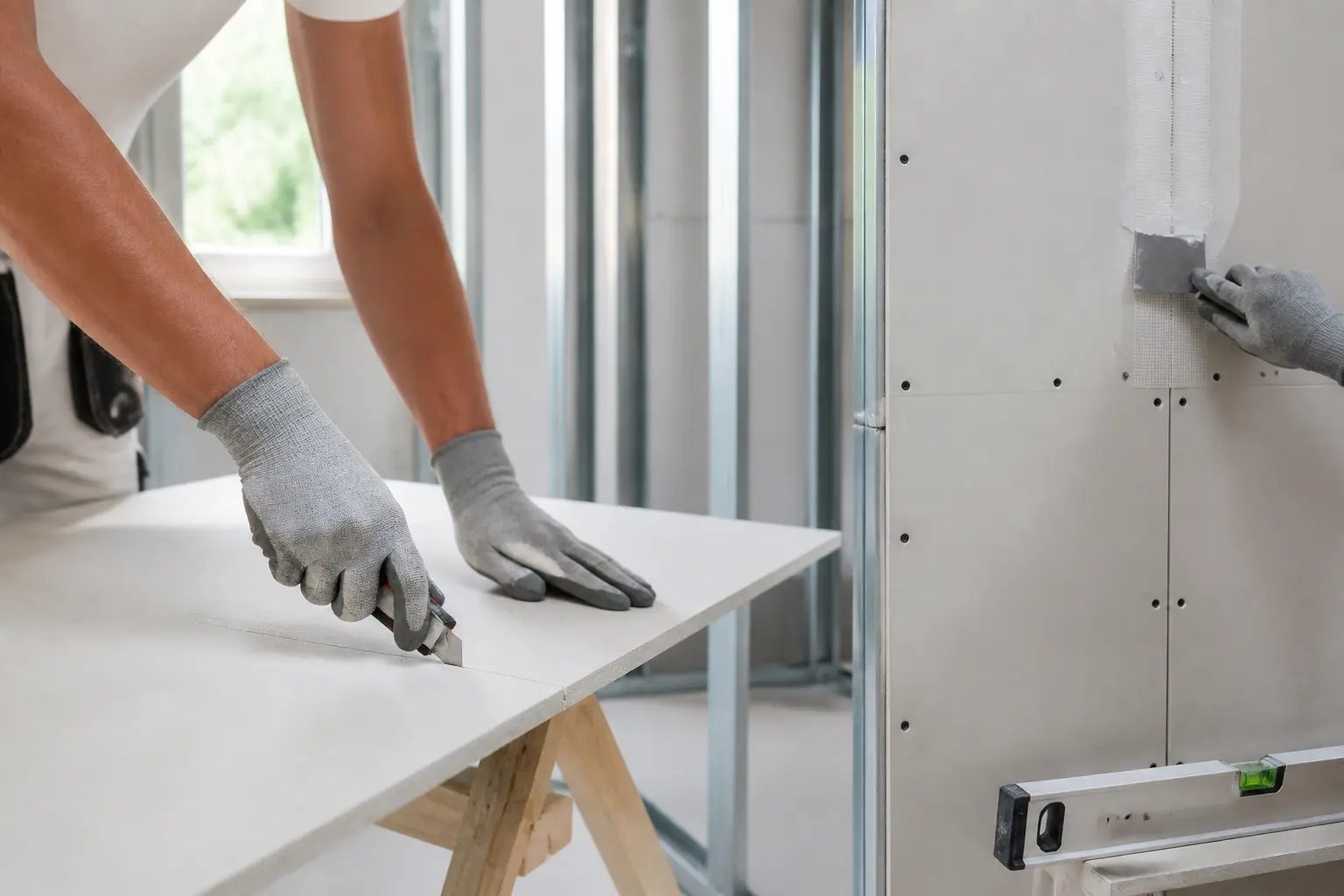 Pose : découpe, ossature, joints et finitions sans mauvaises surprises