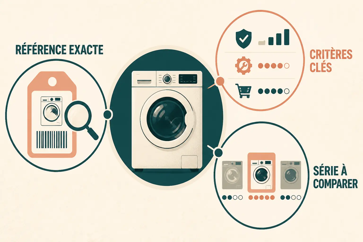 Infographie sur une marque de lave-linge à éviter : référence exacte, critères de risque et séries à comparer.