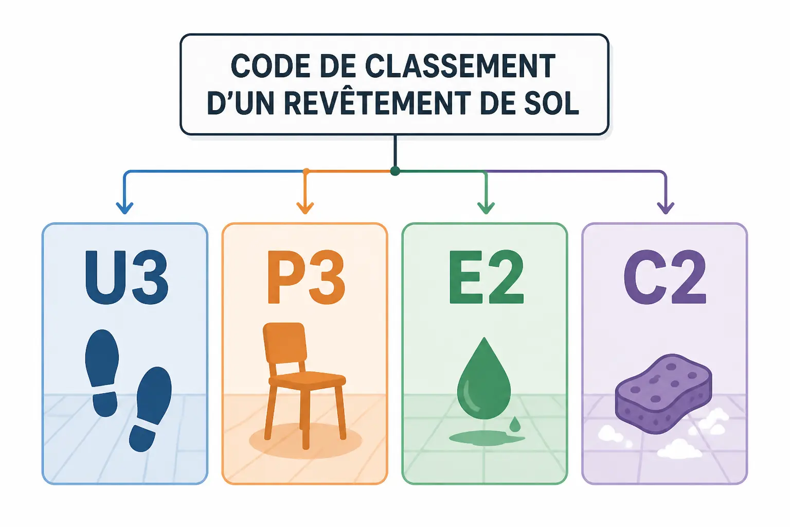 Lire un code U3 P3 E2 C2 sans se tromper