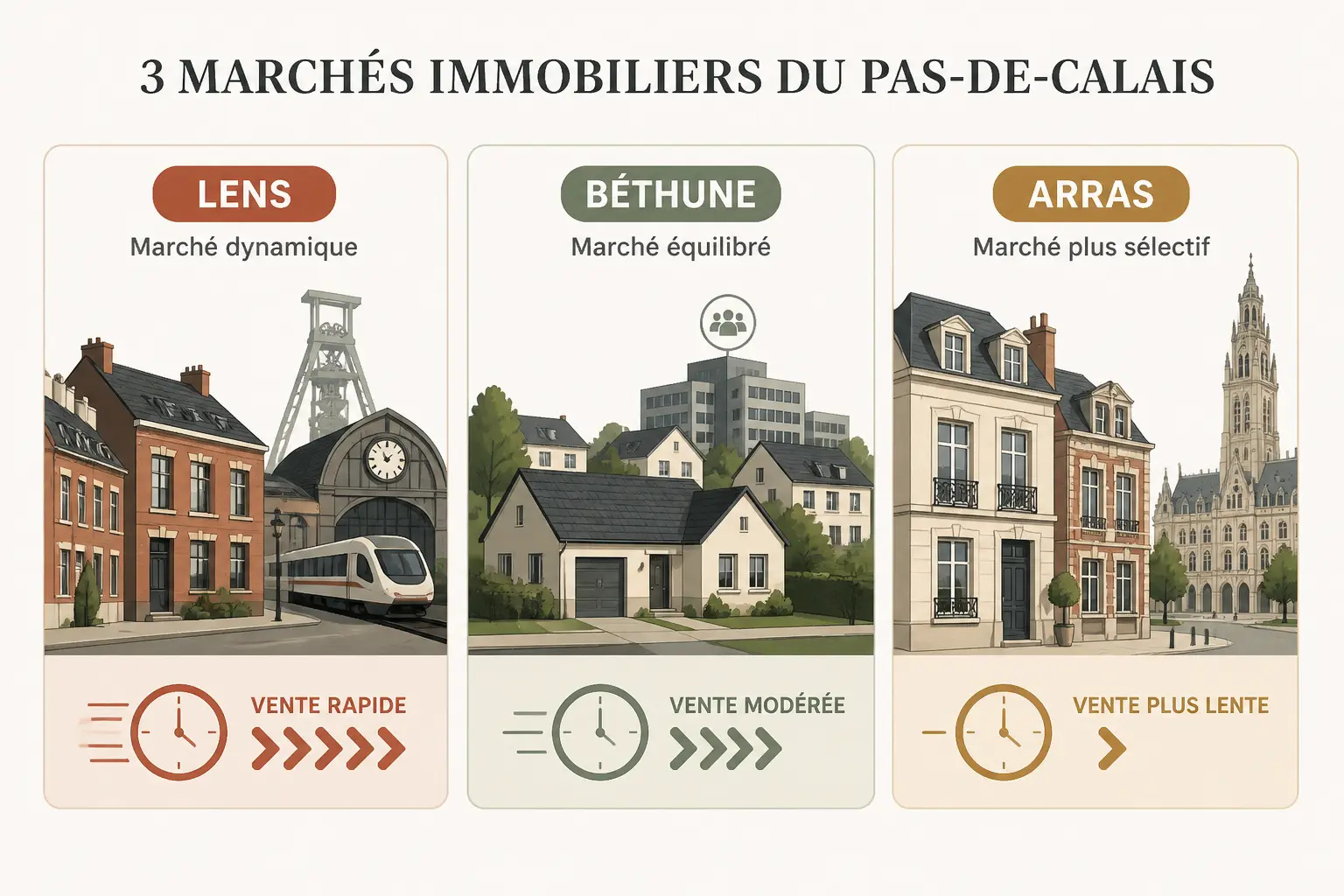 Dans quelles villes du 62 trouve-t-on le plus de ventes rapides ?