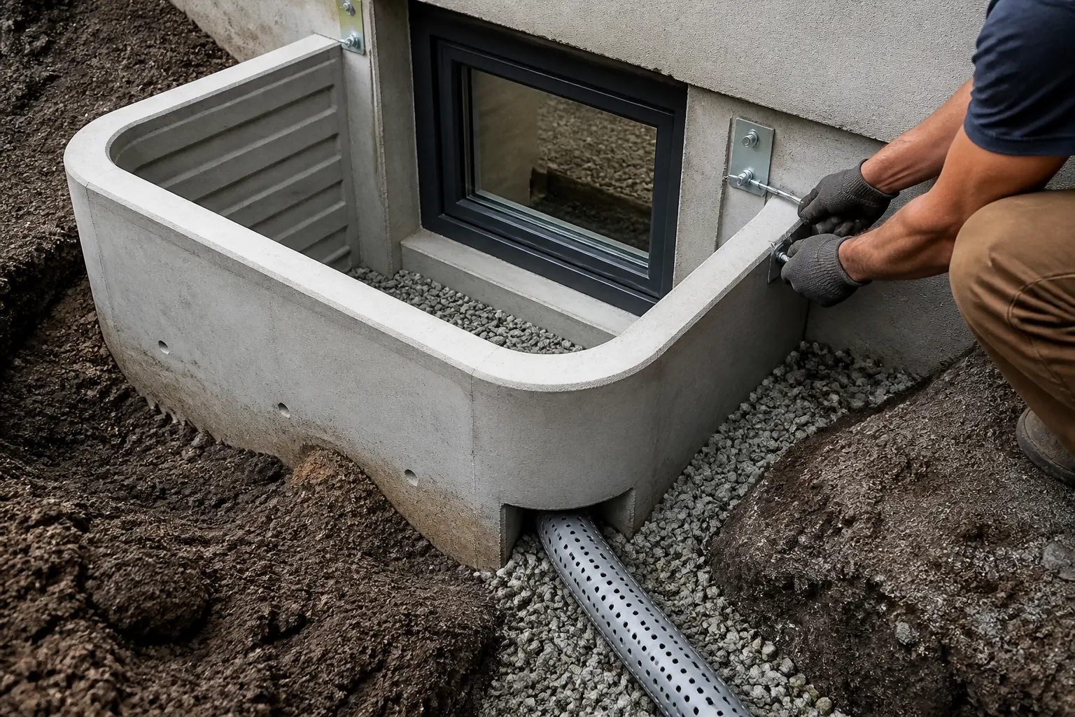 Installer devant un sous-sol sans créer un piège à humidité
